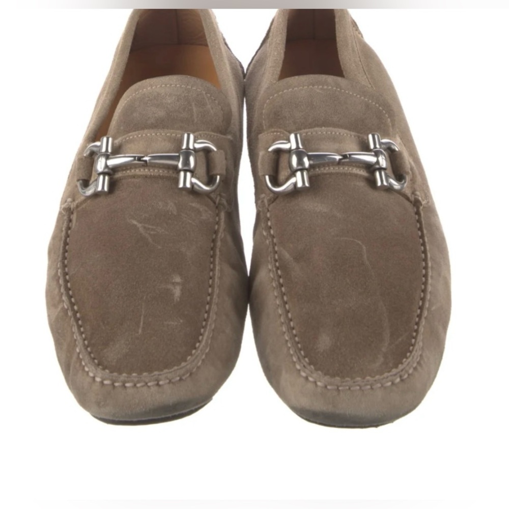Ferragamo Suede Drivers